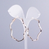 Boucles d'oreilles Xuping, anneaux dorés 18K, épaisseur 2 mm, diamètre 40 mm