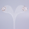 Manchette triple Xuping doré 18K, strass blancs 14x10mm +
