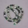 Perles sur fil en quartz rutile poilu, pierre naturelle, boules lisses, diamètre 8 mm ±, longueur 39 cm ±