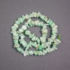 Perles sur fil en amazonite naturelle, grains, diamètre 11×7×4 mm, longueur 39 cm ±