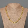 Collier en jaspe héliotrope 48 cm